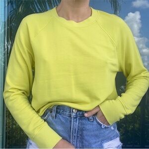 Neon Green Soft Long Sleeve Sweater Top M